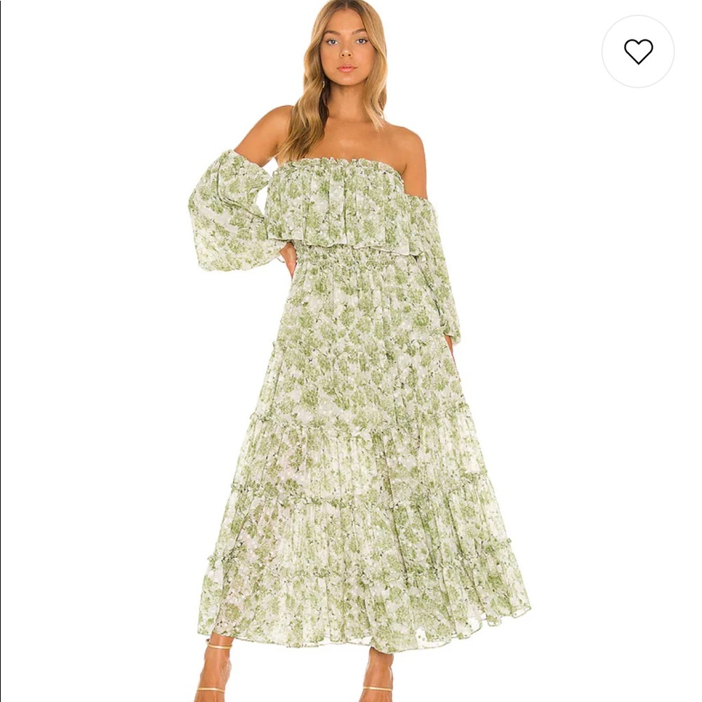 Misa Cassandra Dress in Veranda Abstract